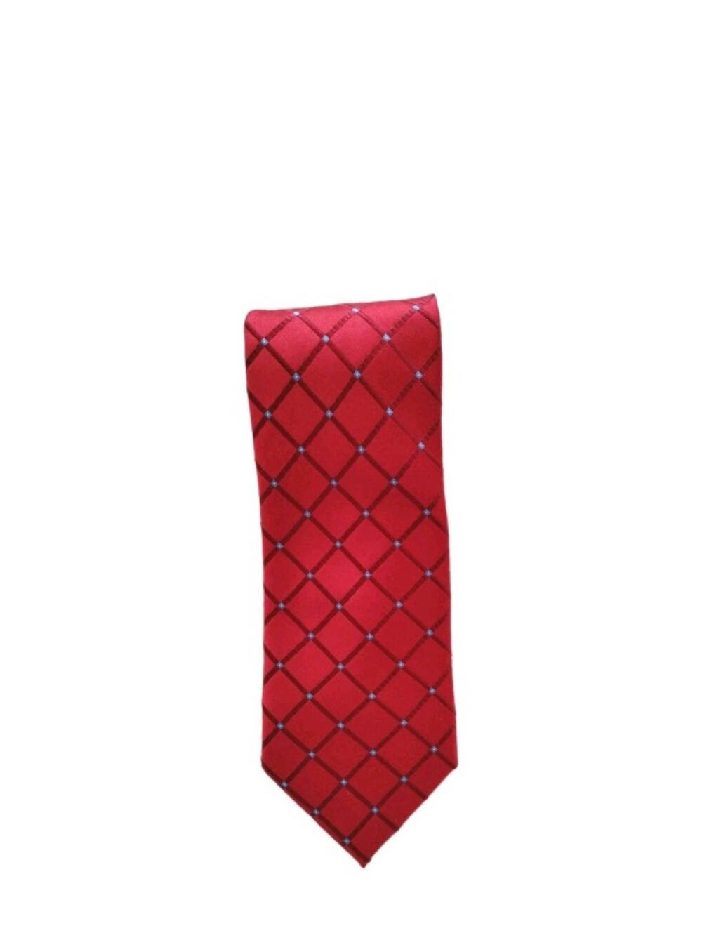 DONALD TRUMP President Signature Collection Silk Necktie Geometric Red GUC